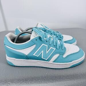 New Balance 480 V45 Shoes Mens 10.5 Airy Teal Blue Low Top Sneakers BB480LAT